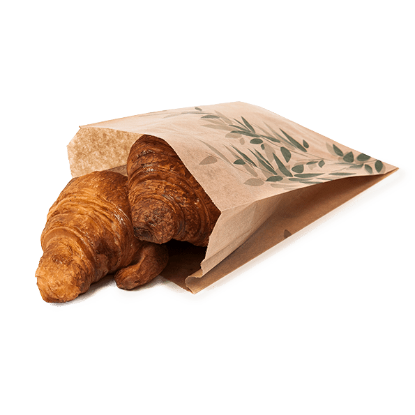 Sachets jetables croissant 12x5x14